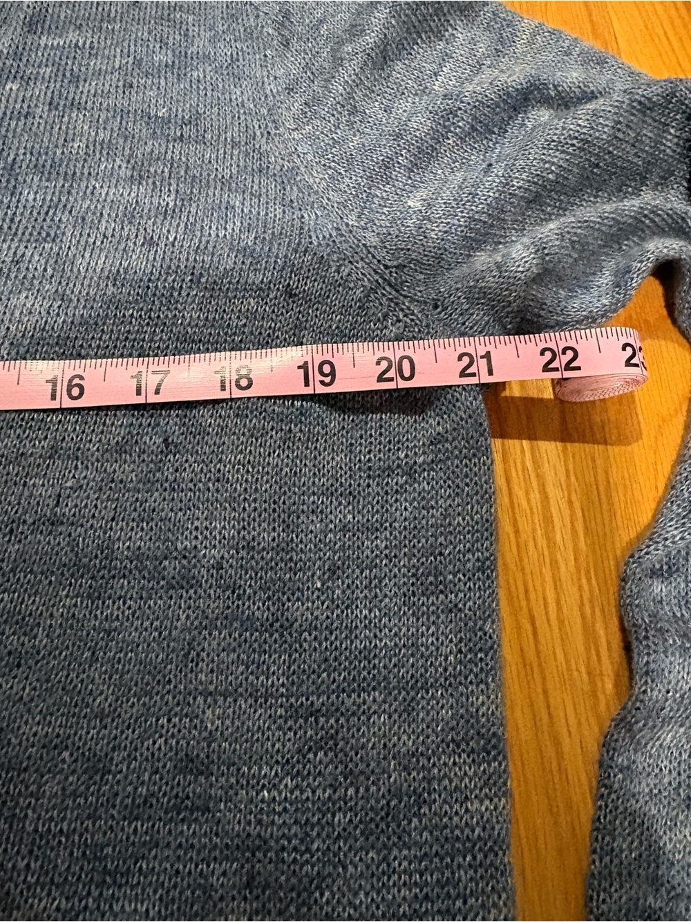 Eileen Fisher XL Blue 100% Organic Linen Long Duster Cardigan Sweater - Picture 7 of 8